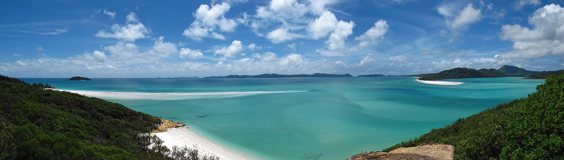 Whitehaven Beach, nas Whitsundays: areia branca e mar azul-turquesa